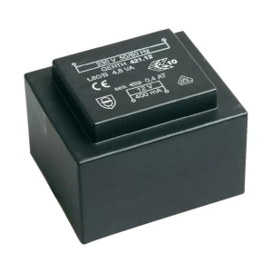 EI 42/14,8 Transformator za tiskane pločice primarni: 230 V sekundarni: 2 x 9 V slika