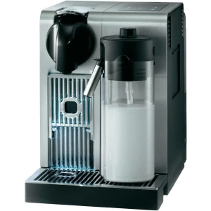 Aparat za kavu na kapsule DeLonghi Latissima Pro EN 750.MB Nespresso srebrna/crna, s posudom za mlijeko, One Touch slika
