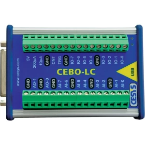 CESYS C028152 USB mjerna kutija 14/7 Analog-In 16 Bit, 2 Analog-Out, 20 dig. IO, slika