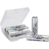 Mignon akumulatorska baterija (AA) NiMH Ansmann AA 4-dijelni komplet + kutija 2850 mAh 1.2 V