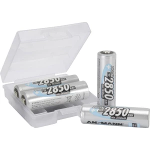Mignon akumulatorska baterija (AA) NiMH Ansmann AA 4-dijelni komplet + kutija 2850 mAh 1.2 V slika