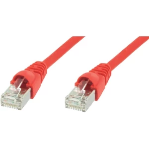 RJ45 mrežni kabel CAT 5e F/UTP [1x RJ45 utikač - 1x RJ45 utikač] 15 m crveni nezapal., zaštićeni L00006D0086 Telegärtner slika