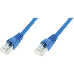 RJ45 mrežni kabel CAT 5e F/UTP [1x RJ45 utikač - 1x RJ45 utikač] 25 m plavi nezapal., zaštićeni L00006D0092 Telegärtner slika