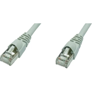 RJ45 mrežni kabel CAT 5e F/UTP [1x RJ45 utikač - 1x RJ45 utikač] 1 m sivi nezapal., zaštićeni L00000D0026 Telegärtner slika