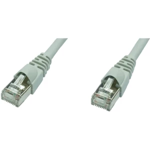 RJ45 mrežni kabel CAT 5e F/UTP [1x RJ45 utikač - 1x RJ45 utikač] 2 m sivi nezapal., zaštićeni L00001D0036 Telegärtner slika