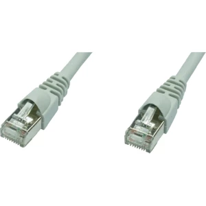 RJ45 mrežni kabel CAT 5e F/UTP [1x RJ45 utikač - 1x RJ45 utikač] 10 m sivi nezapal., zaštićeni L00005D0035 Telegärtner slika