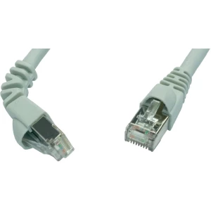 RJ45 mrežni kabel CAT 5e S/UTP [1x RJ45 utikač - 1x RJ45 utikač] 1 m sivi nezapal., zaštićeni L00000A0192 Telegärtner slika