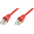 RJ45 mrežni kabel CAT 6A S/FTP [1x RJ45 utikač - 1x RJ45 utikač] 2 m crveni nezapal., zaštićeni L00001A0086 Telegärtner slika