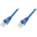RJ45 mrežni kabel CAT 6A S/FTP [1x RJ45 utikač - 1x RJ45 utikač] 3 m plavi nezapal., zaštićeni L00002A0115 Telegärtner slika
