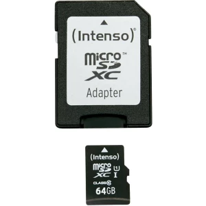 microSDXC kartica Intenso Class 10 UHS-I 64 GB slika