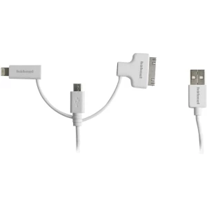 Kabel za punjenje 3 u 1 Hähnel, mikro USB, Apple Lighningi 30-pin priključci slika