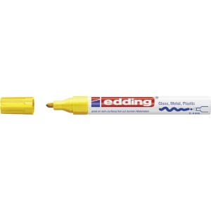 Flomaster CR Edding E-750 4-750-9-005 širina poteza 2 - 4 mm šiljasti oblik okrugli oblik žuti slika