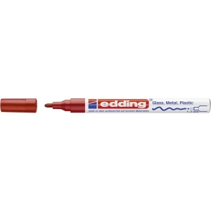 Flomaster CR Edding E-751 4-751-9-002 širina poteza 1 - 2 mm šiljasti oblik okrugli oblik crveni slika
