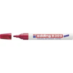 Trajni marker E-8300 Edding 4-8300002 širina poteza 1.5 - 3 mm šiljasti oblik okrugli oblik crveni