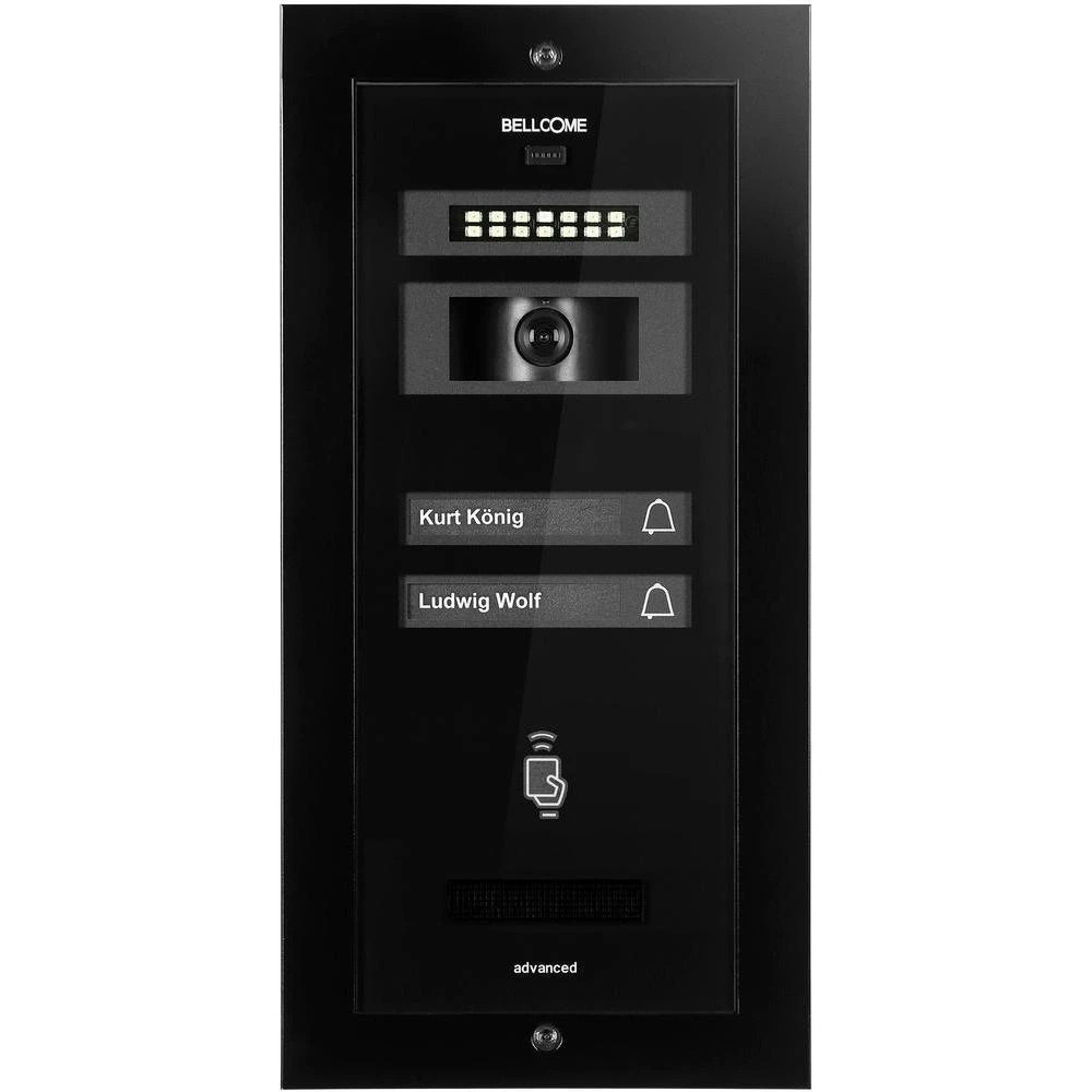 Video portafon VPA.2FR.BLB Bellcome povezan kablom vanjska jedinica 2 obiteljske slika