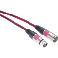 Mikrofonski kabel XLR-muški/XLR-F / 10 m crveni Paccs slika