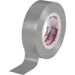 PVC Elektroizolacijska traka (D x Š) 10 m x 15 mm siva PVC 1674 Coroplast sadrža slika