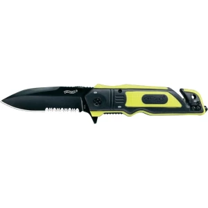 Džepni nož Walther Rescue Knife crni, žuti (fluorescentni) slika