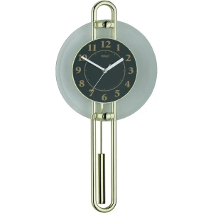 Kvarcni sat s klatnom, analogni (B x H) 26 cm x 54.5 cm zlatni, crni slika
