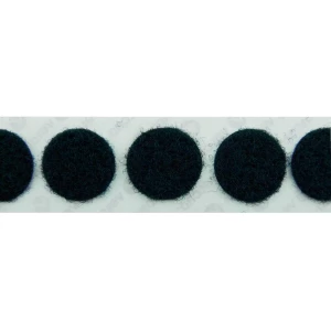 Sampljepljivi krugovi s čičkom Velcro mekani dio () 22 mm crna E20102233011425 1 slika