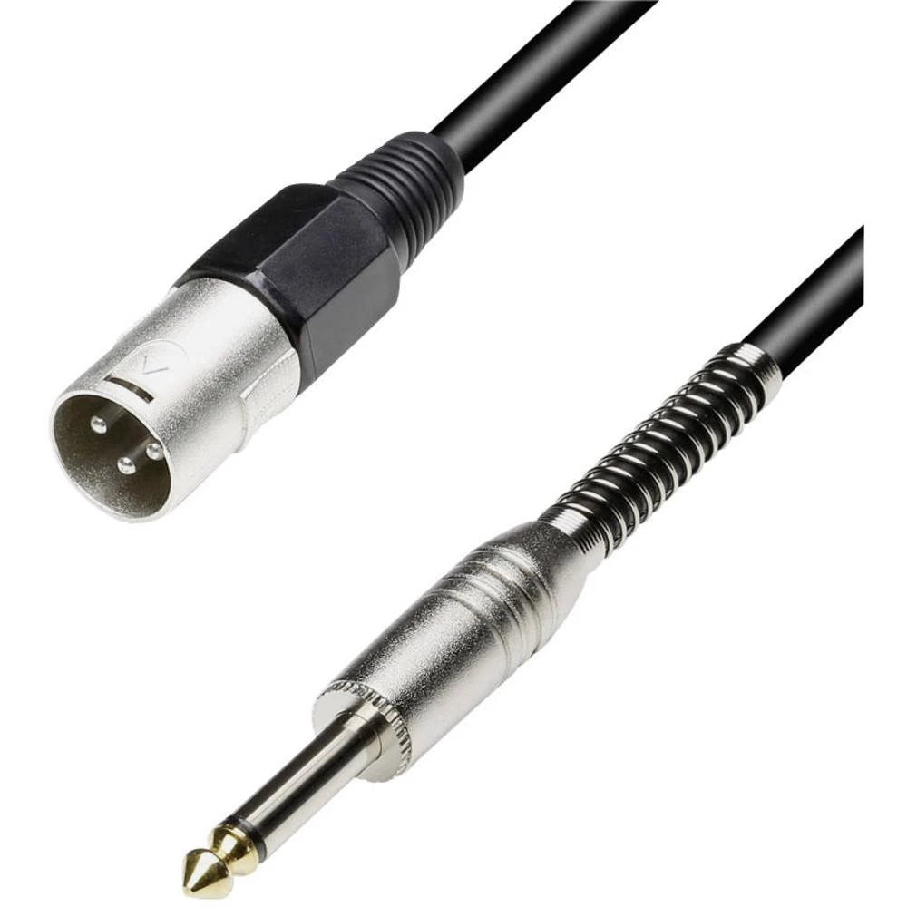 XLR-M/Klinken-M utič 6,3 mm stereo 3 m Paccs slika