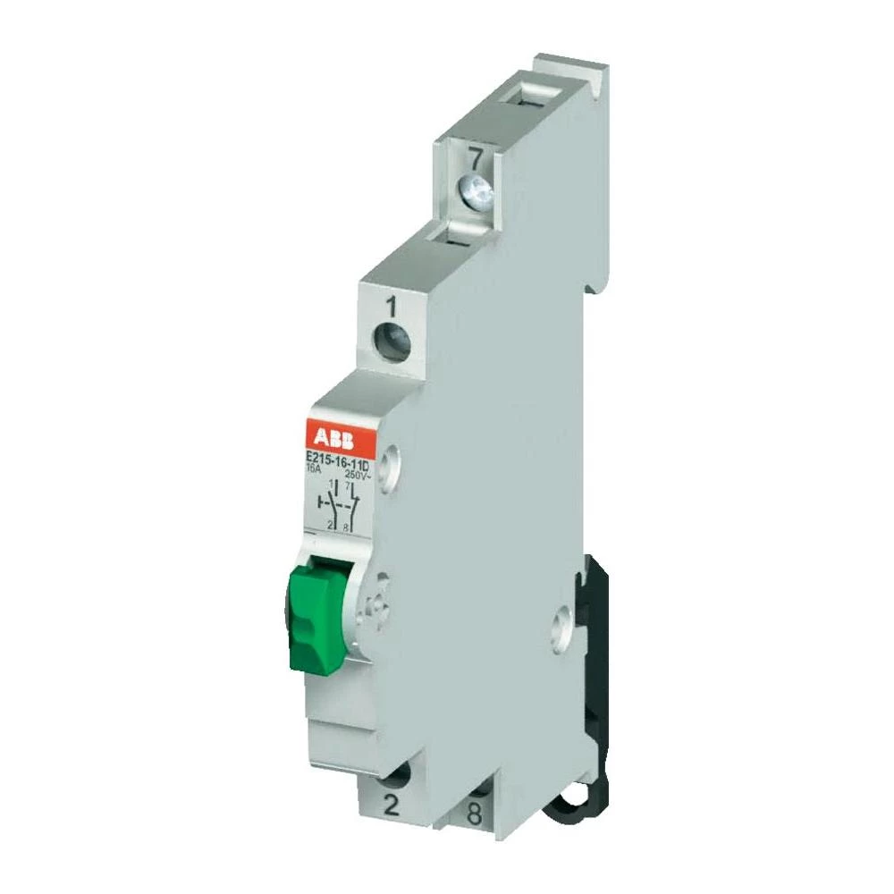 Tipka za razvodni ormarić 16 A 1 zatvarač, 1 otvarač 250 V/AC ABB 2CCA703152R000 slika