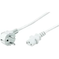 Priključni kabel za rashladne uređaje [ šuko utikač - IEC utikač C13] bijela 2 m slika