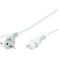 Priključni kabel za rashladne uređaje [ šuko utikač - IEC utikač C13] bijela 2.5 slika