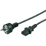 Priključni kabel za rashladne uređaje [ šuko utikač - IEC utikač C13] crna 3 m G