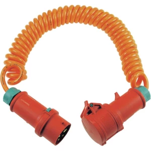 Strujni produžni kabel AS Schwabe [ CEE utikač - CEE utičnica] narančasta,, crve slika