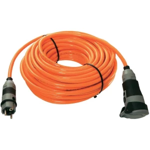 Strujni produžni kabel AS Schwabe [ šuko utikač - šuko utičnica] narančasta 10 m slika