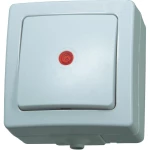 Kopp kontrolni prekidač za vlažne prostorije Kopp Nautic, IP44, polarno bijele b