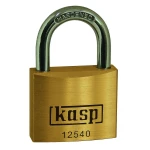 Viseći lokot Kasp K12540 zlatno-žute boje, zaključavanje sa ključem
