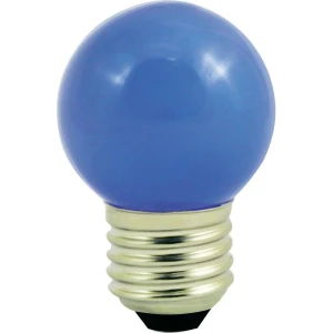 LED žarulja 70 mm LightMe 230 V E27 0.5 W plava, kapljičastog oblika 1 kom. slika