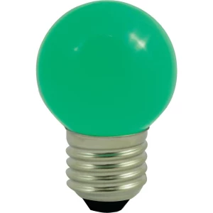 LED žarulja 70 mm LightMe 230 V E27 0.5 W zelena, kapljičastog oblika 1 kom. slika