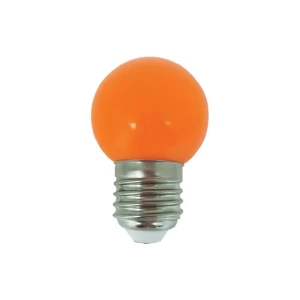 LED žarulja 70 mm LightMe 230 V E27 0.5 W narančasta, kapljičastog oblika 1 kom. slika
