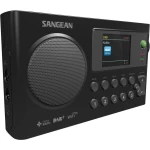 Internetski radio WFR-27 C Sangean, putni radio s punjivom baterijom crna