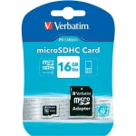 microSDHC kartica Verbatim MICRO SDHC 16GB CL 10 ADAP Class 10 uklj. SD-adapter