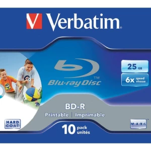 Blu-ray BD-R prazni Verbatim 43713 25 GB 10 kom. kutija ispisiv slika