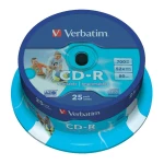 CD-R prazni Verbatim 43439 700 MB 25 kom. okrugla kutija ispisiv