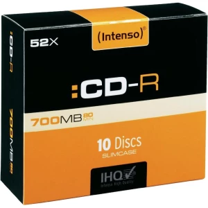 CD-R 80 prazni Intenso 1001622 700 MB 10 kom. tanka kutija slika