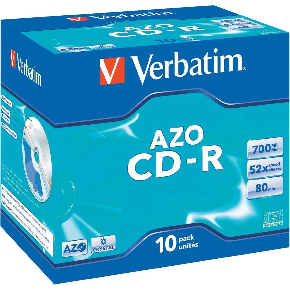 CD-R 80 prazni Verbatim 43327 700 MB 10 kom. kutija