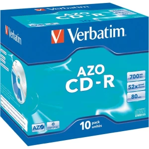 CD-R 80 prazni Verbatim 43327 700 MB 10 kom. kutija slika