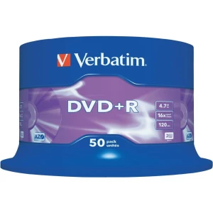 DVD+R prazni Verbatim 43550 4.7 GB 50 kom. okrugla kutija slika