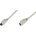 PS/2 produžni kabel za tipkovnicu/miša [1x PS/2 utikač - 1x PS/2 utikač] 5 m siv