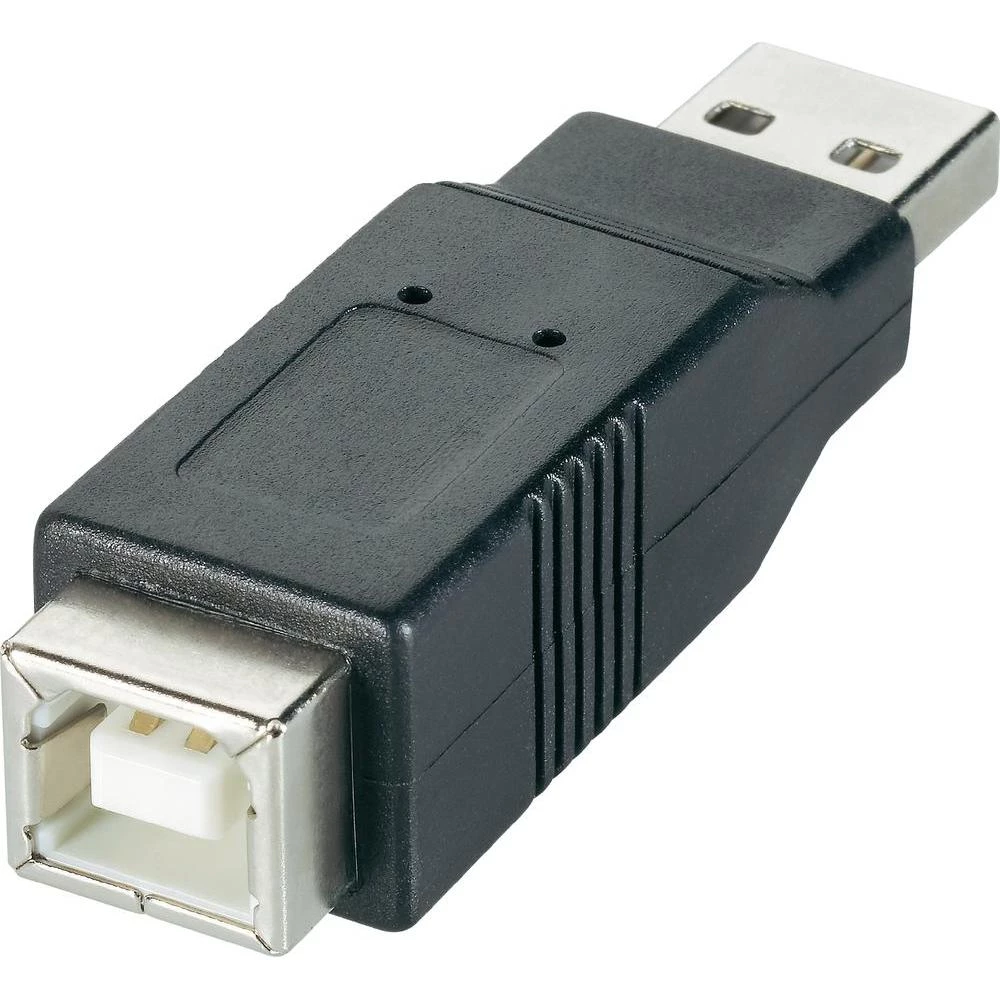 USB 2.0 adapter [1x USB 2.0 utikač A - 1x USB 2.0 utikač B] crni Goobay slika