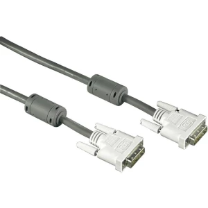 DVI priključni kabel Hama [1x DVI-utikač 24 + 1-pol. <=> 1x DVI-utikač 24 + 1-po slika