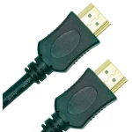 HDMI priključni kabel [1x HDMI-utikač <=> 1x HDMI-utikač] 1.5m, crn