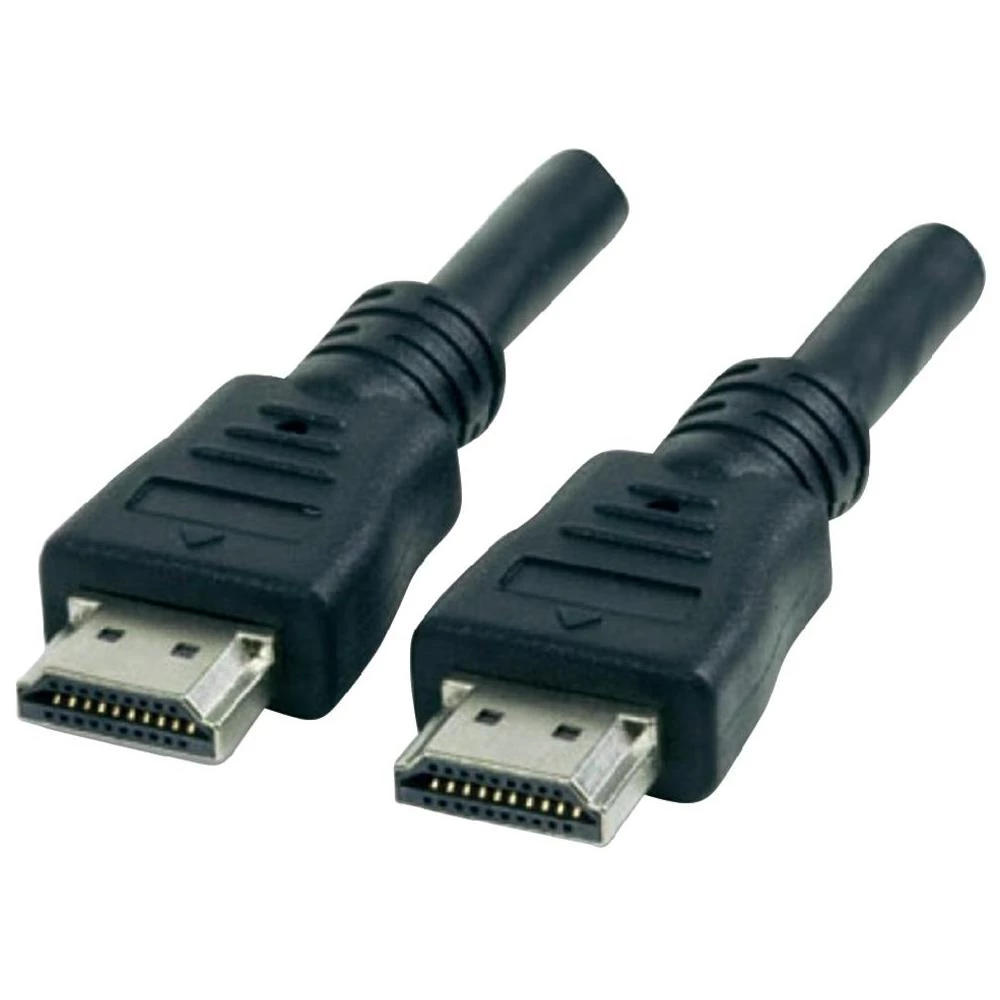 HDMI priključni kabel [1x HDMI-utikač<=> 1x HDMI-utikač] 3m, crn slika