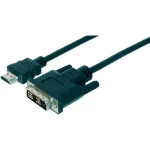 HDMI priključni kabel Digitus [1x HDMI-utikač<=> 1x DVI-utikač 18+1 -pol.] 2m, c